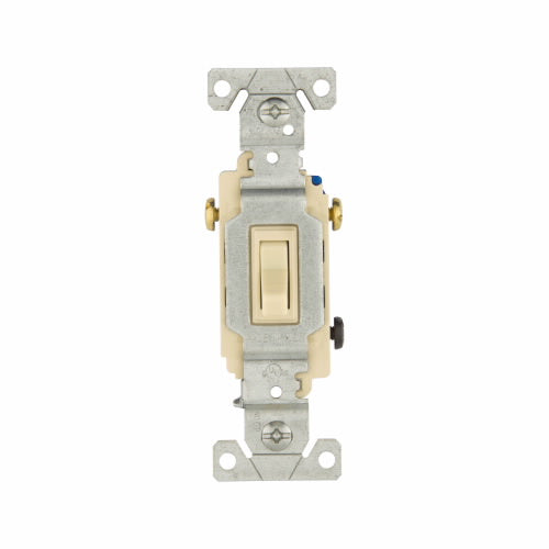 Eaton Cooper Wiring Toggle Switch, 15A, 120V Ivory