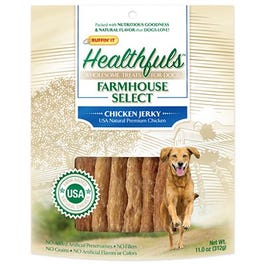 Healthfuls Farmhouse Selects Dog Treats, Chicken Jerky, 11-oz.