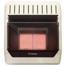 Infrared Wall Heater, Dual Fuel, Vent-Free, 18,000-BTU