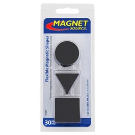 30-Piece Flexible Magnetic Shapes