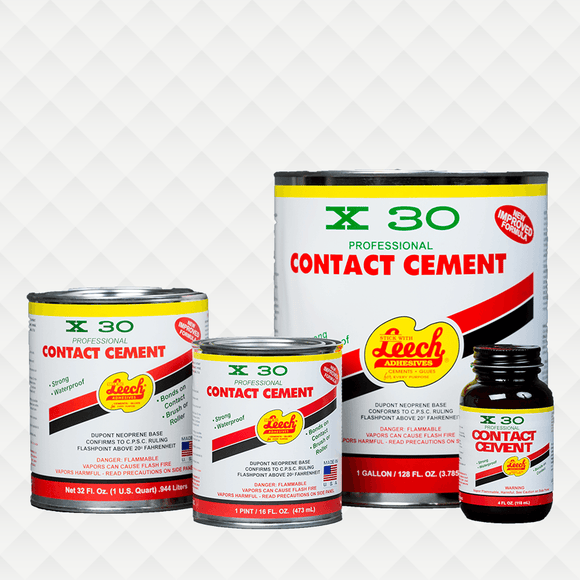 Leech X 30® Contact Cement 4 oz.