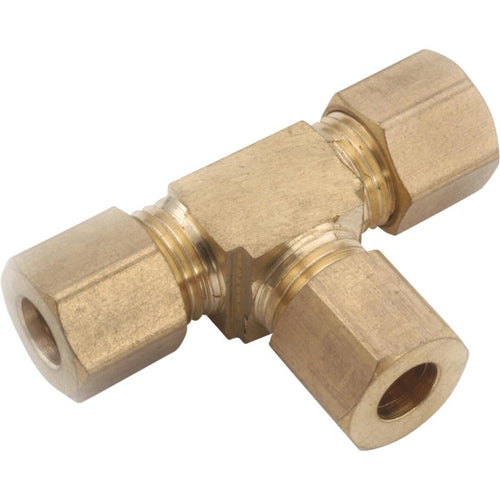 Anderson Metals 7/8 In. Compression Brass Tee