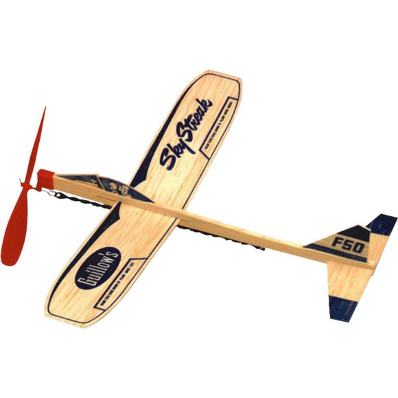 Paul K Guillow Sky Streak 12 In. Balsa Wood Glider Plane